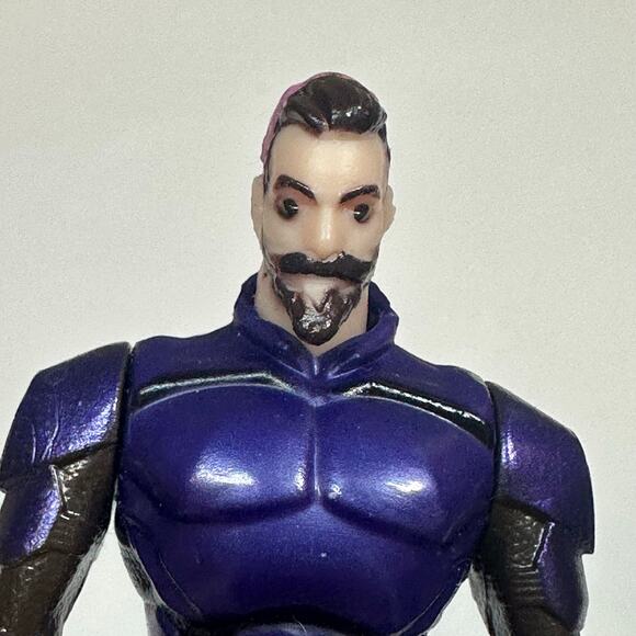 Torn Final Faction Action Figure Purple Toy Reversible Head Covert Ops - Picture 4 of 7